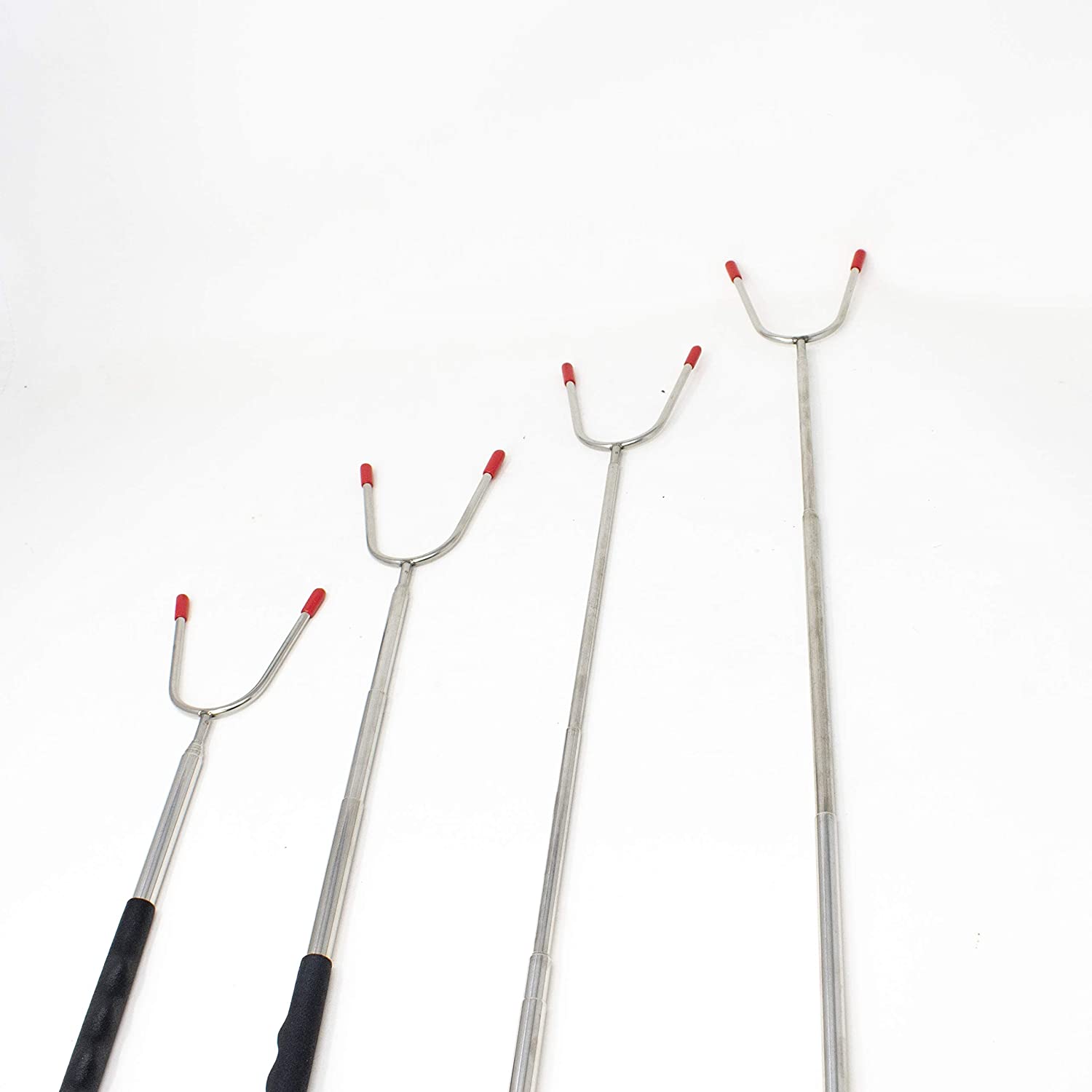 Telescoping Roasting Sticks - 4 Pack Set with Deluxe Case
