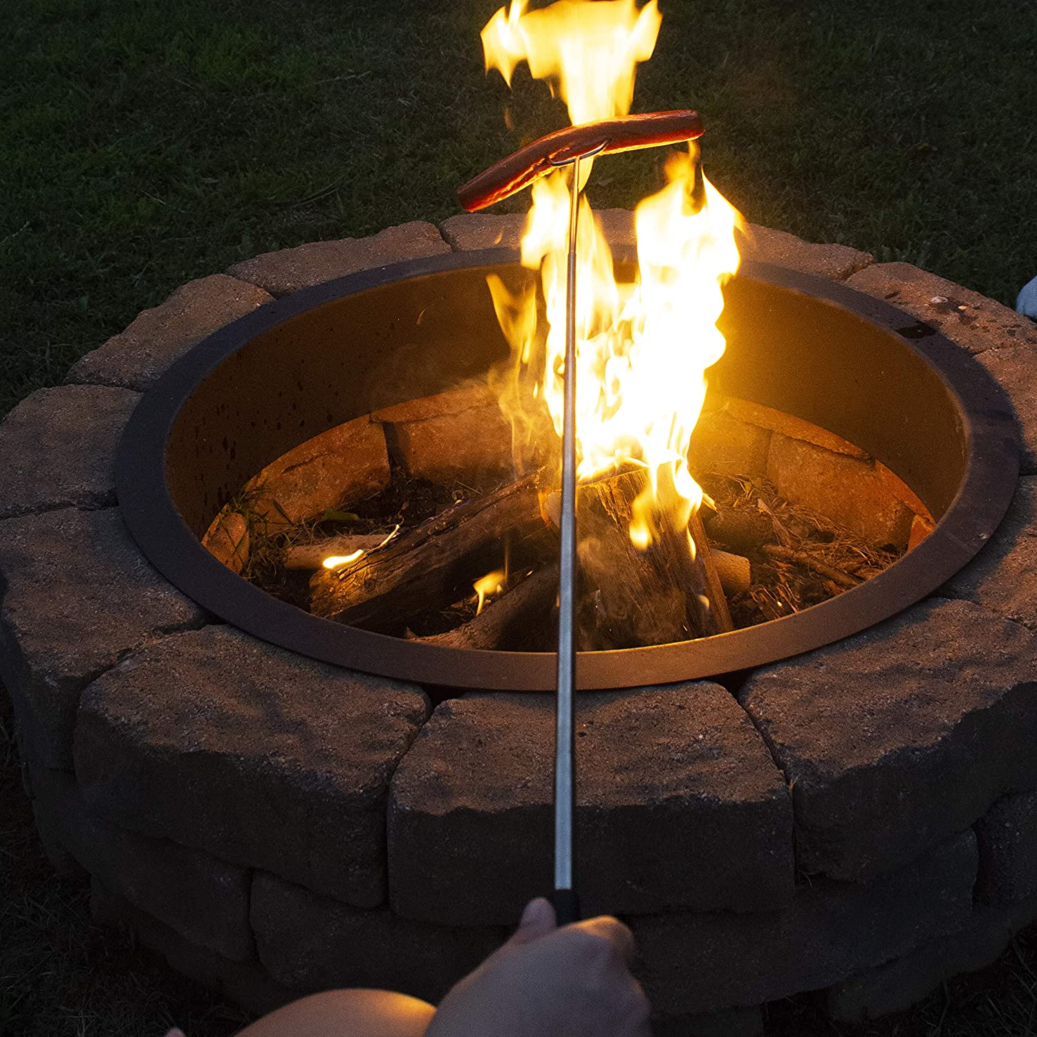 Telescoping Roasting Sticks - 4 Pack Set with Deluxe Case
