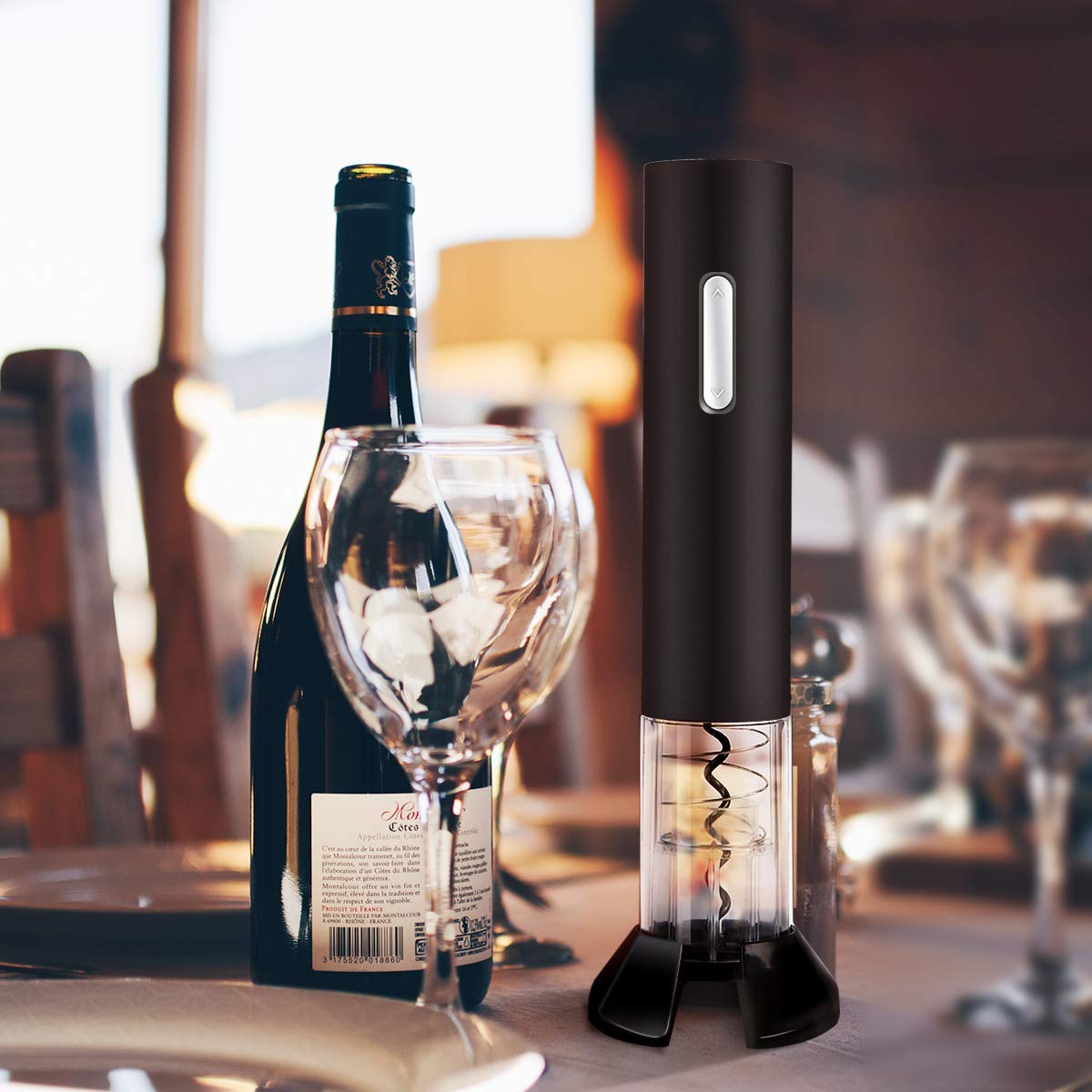 Wine Lovers Gift Set with Power Wine Opener