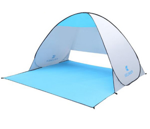 Instant Open Beach Tent with Carrying Case - Automatically Pops Up, Holds 2-3 Person