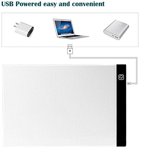 OPEN BOX Light Box for Tracing - A4 13x9 inch