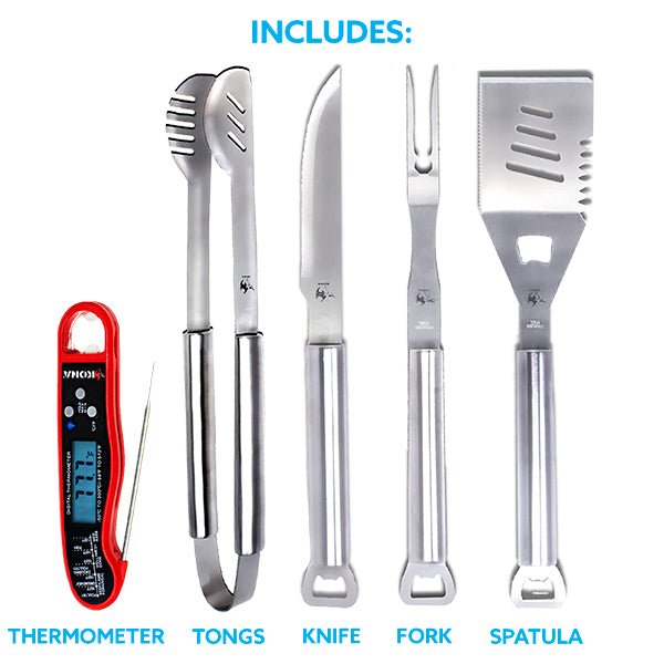 5 Piece Grill Tools Set