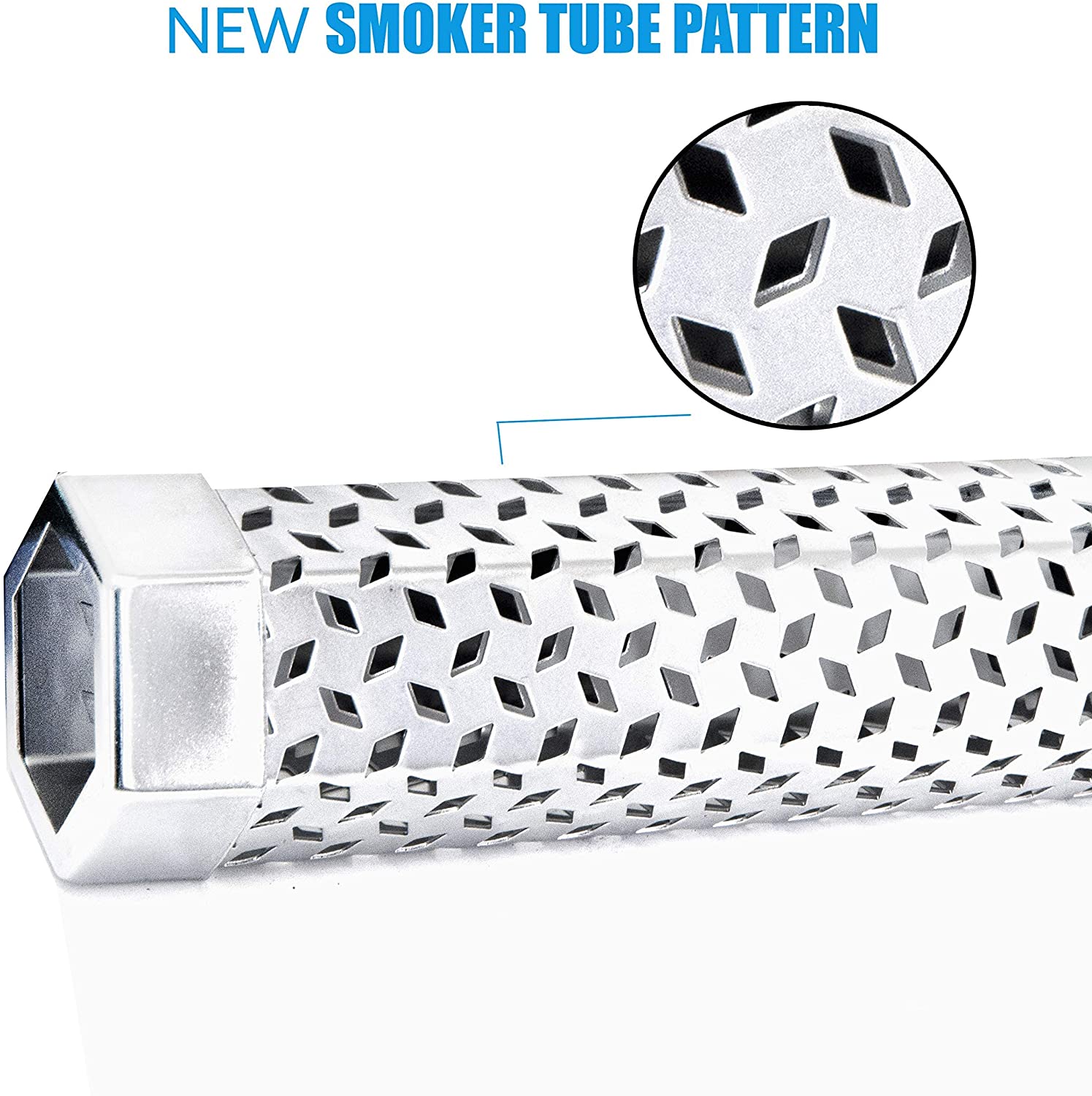 12" Smoker Tube + Variety of 6 x 1 lb Wood Smoker Pellets