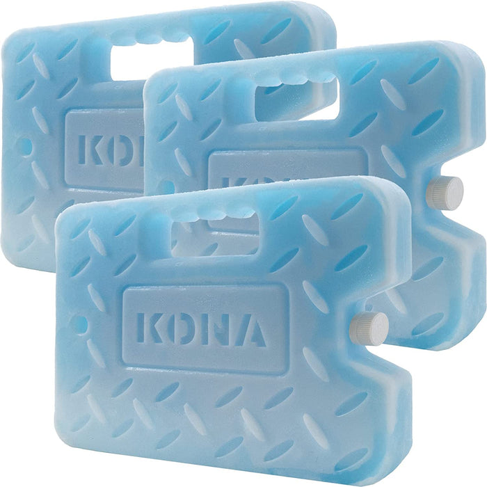Kona BBQ Lunch Box Slim Ice Packs - Blue, Reusable Freezer Packs