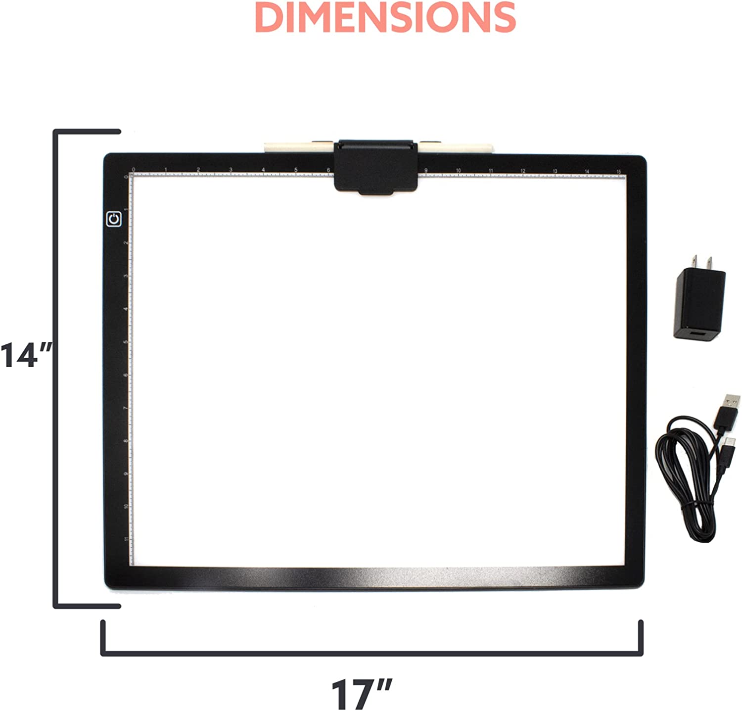 A3 LED Bright Light Pad for Diamond Painting - Professional Quality - USB Powered Light Board Kit, Adjustable Brightness with Premium Pen and Paper Holder