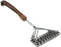 Wood Grain Safe/Clean Bristle-Free Grill Brush - 18" Stainless Steel