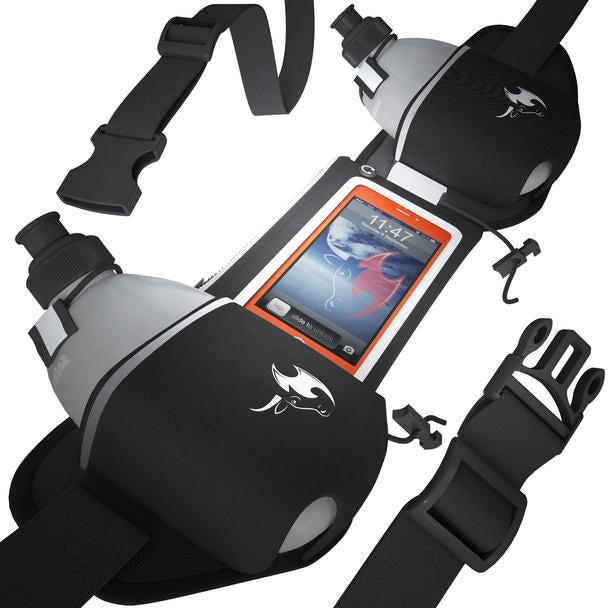 Comfort Stretch Running Belt & Water Bottle Holders