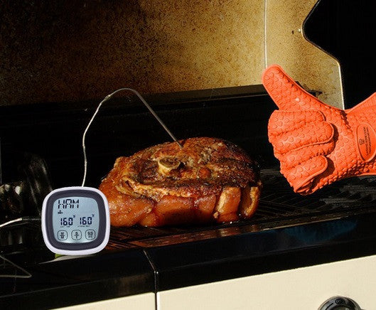 Touchscreen Digital Cooking Food Meat Thermometer for Smokers, Grills, Oven & BBQ