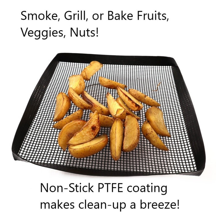 Kona Nonstick Mesh Basket- Grill, Smoke, or Bake Fruit, Veggies, Nuts