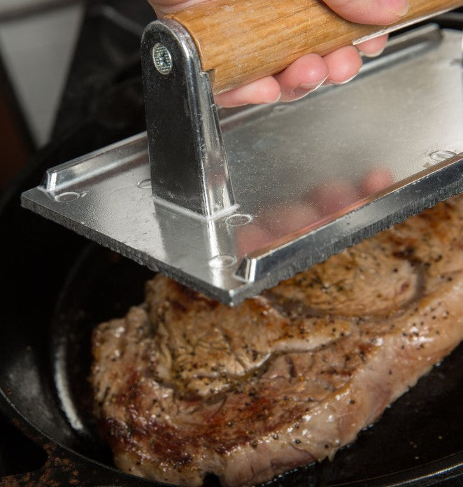 Aluminum Steak Weight/Bacon Press (2 pack)