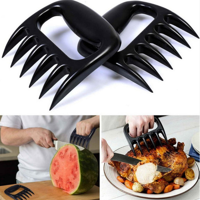 Meat Shredder Claws Meat Shredding Claws Stainless Steel - BBQ Shredder Forks For Pork & Chicken Large Shoulder Bag