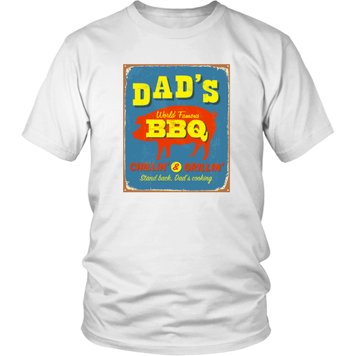 Dad's BBQ  Premium Cotton T-Shirt | Short or Long Sleeve