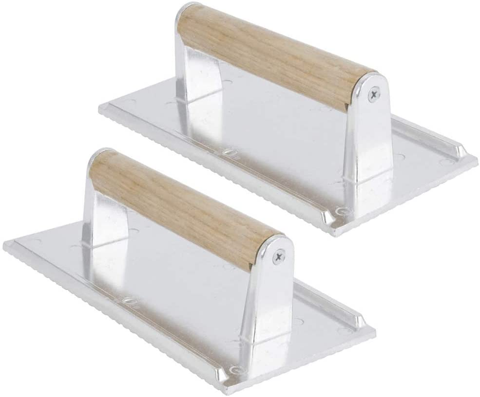 Kona Aluminum Steak Weight/Bacon Press, 8.25 by 4.25-Inch (2 pack)Default Title