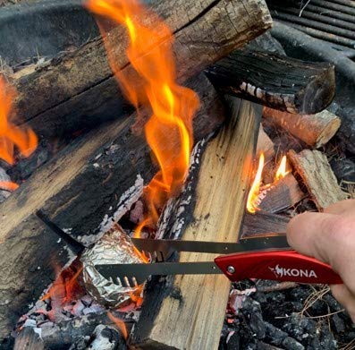 Kona Tailgater BBQ Multi Grill Tool - Removable Spatula, Fork & Tongs