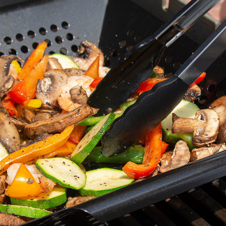 Silicone Grill Tongs Set - 17" & 15"